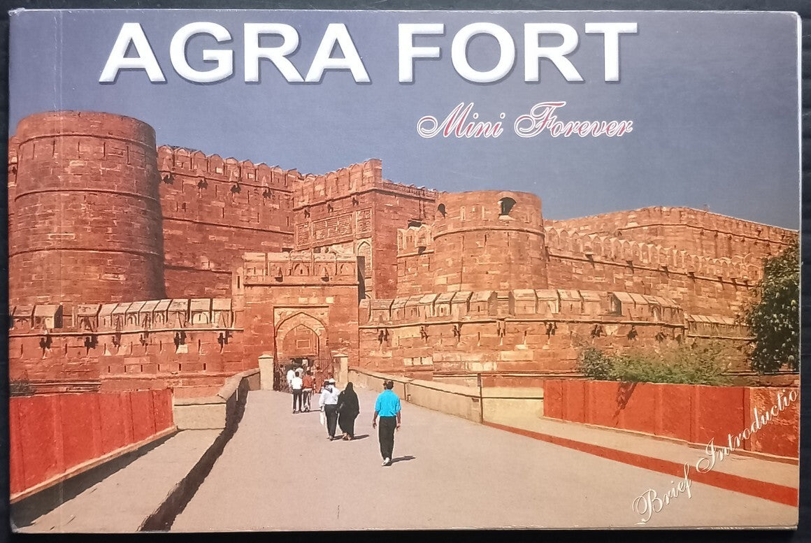 AOP India vintage booklet of 10 postcards - Agra Fort