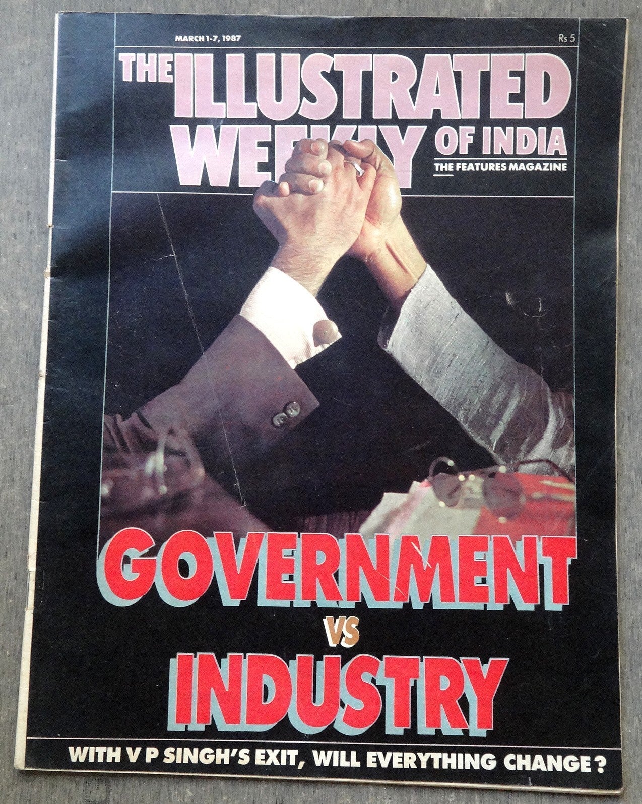 The Illustrated of India 1 March 1987 Government VS Industry