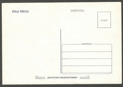 AOP India Bollywood DIYA MIRZA vintage postcard 