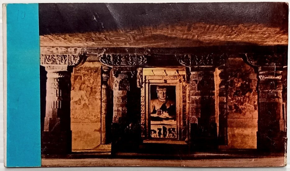 AOP India AJANTA vintage tourist booklet of 10 postcards