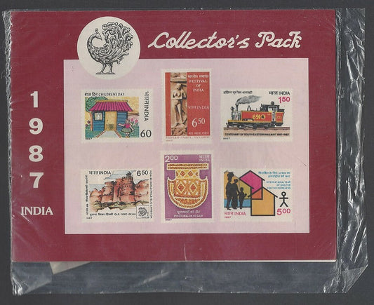 AOP India 1987 sealed Post Office Year Pack