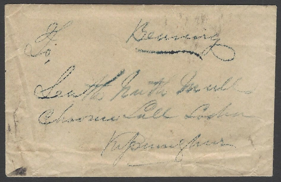 AOPIMT India 1880s stampless Bearing cover
