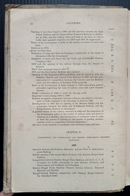 AOP A Monograph on India Railway Rates by Ghose 1918 HC 595pgs
