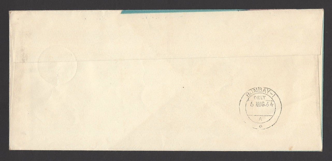 Fiji 1962 Nandi – Bombay & Bombay – Nandi Air India First Flight covers (2)