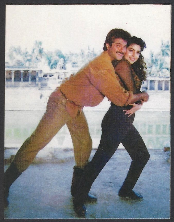 AOP2 India Bollywood 1997 Pocket Calendar - JUHI CHAWLA & ANIL KAPOOR