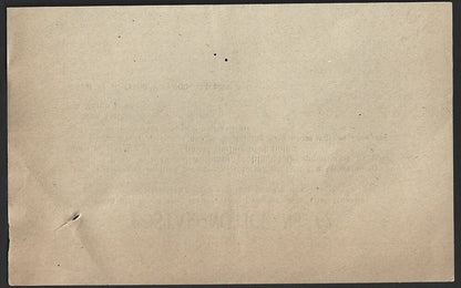 India POSTAL NOTICE #62 8th Mar 1948 Palestine Prohibition Import UK Bank Notes