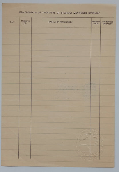 India THE NEW INDIA ASSURANCE CO LTD 1970 share certificate
