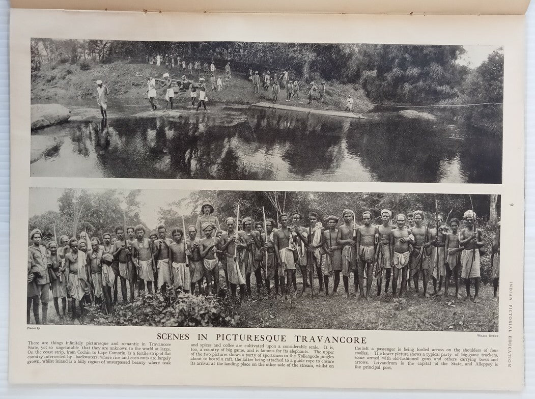 INDIAN PICTORAL EDUCATION 1929.30 Vol.1 No.4 Rivers, Simla Rail, Ceylon, Khyber