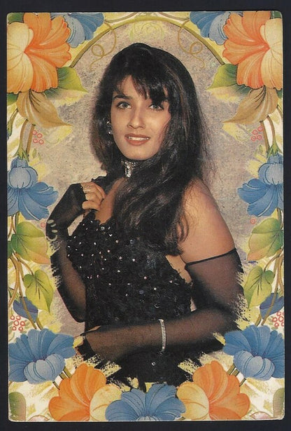 AOP India Bollywood RAVEENA TANDON vintage postcard
