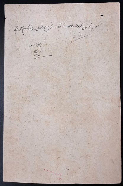 India MALER KOTLA State stamp paper new discovery 2a - unlisted