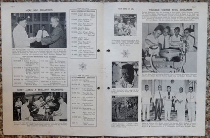 India THE VOICE December 1965 HMV Magazine - Lata Mangeshkar & Asha Bhosle