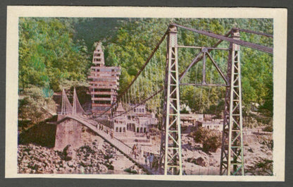 AOP India vintage Hindu postcard Laxmanjhula & Tungnath Temple