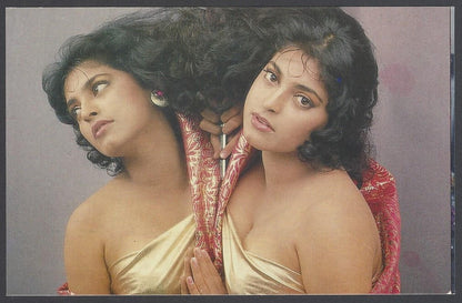 AOP India vintage Bollywood postcard JUHI CHAWLA