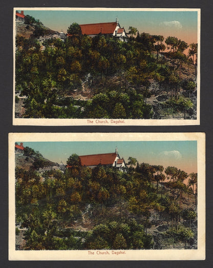 Dagshai, India vintage postcards (7)