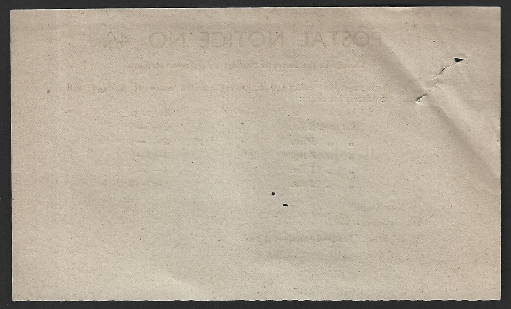 India POSTAL NOTICE No. 46 8th Dec. 1947 Postal rates for Siam + CIRCULAR No. 48