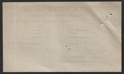 India POSTAL NOTICE No. 46 8th Dec. 1947 Postal rates for Siam + CIRCULAR No. 48