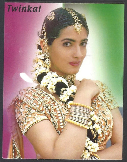 AOP2 India Bollywood 2002 Pocket Calendar TWINKLE KHANNA