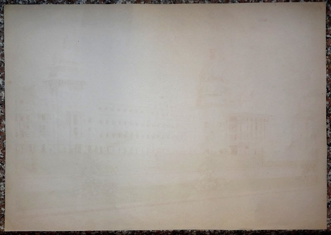 India MAHARAJA MYSORE’S PALACE 13.5” x 19.5” vintage Poster Ӝ
