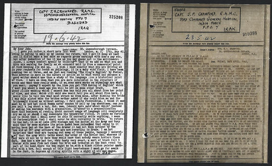 WW2 Airgraphs to India Force in Iraq (5)