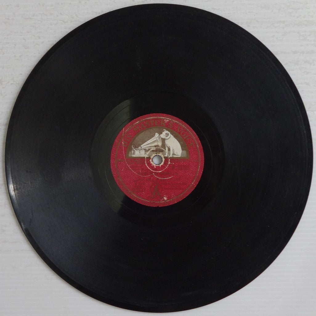 India HMV 78rpm 1948 record Bapu Ki Amar Kahani by Mohamed Rafi