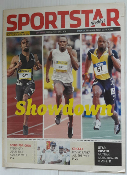 India Sportstar 2008-12 RUNNING cover issues 10” X 13” (4)