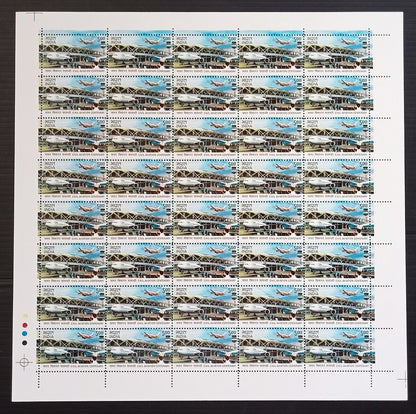 India 2012 Civil Aviation set of 4 sheets of 40 MNH