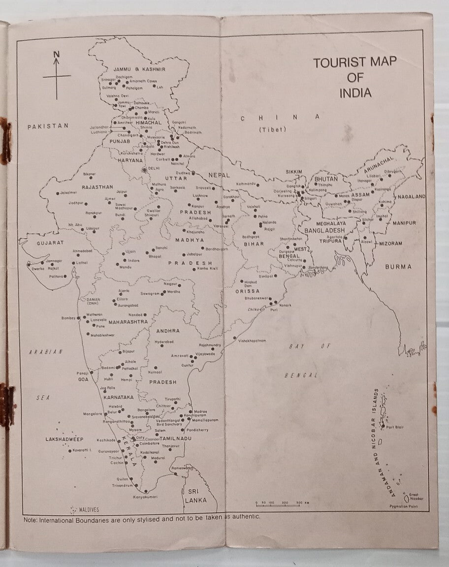 AOP India 1987 travel brochure BOMBAY 