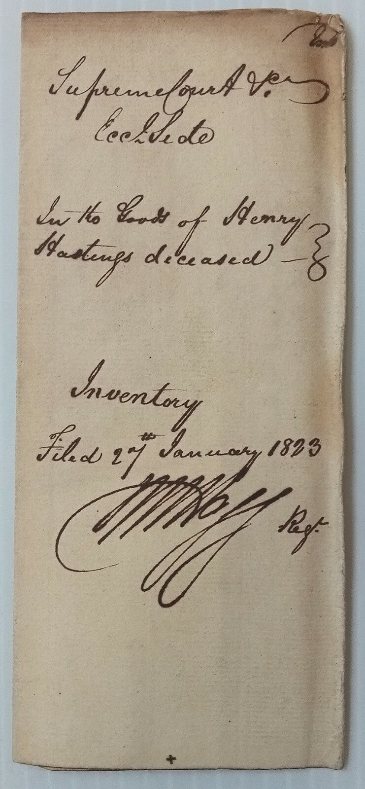AOP India 1828 Supreme Court, Fort Williams, Calcutta document