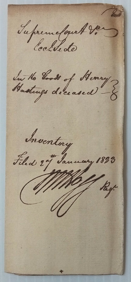 AOP India 1828 Supreme Court, Fort Williams, Calcutta document