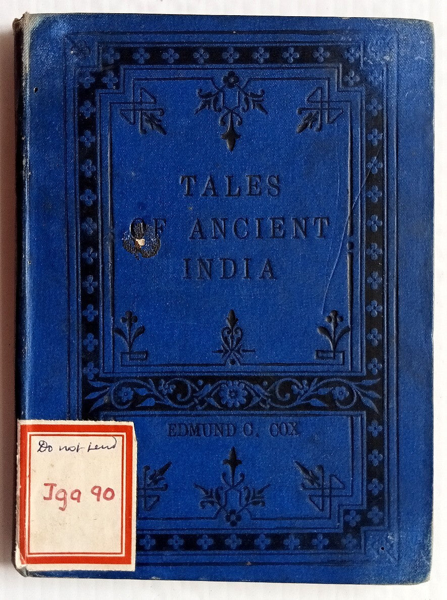 AOP TALES OF INDIA 1887 by Edmund C. Cox HC 88pgs SEE PINHOLES