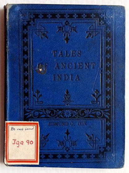 AOP TALES OF INDIA 1887 by Edmund C. Cox HC 88pgs SEE PINHOLES