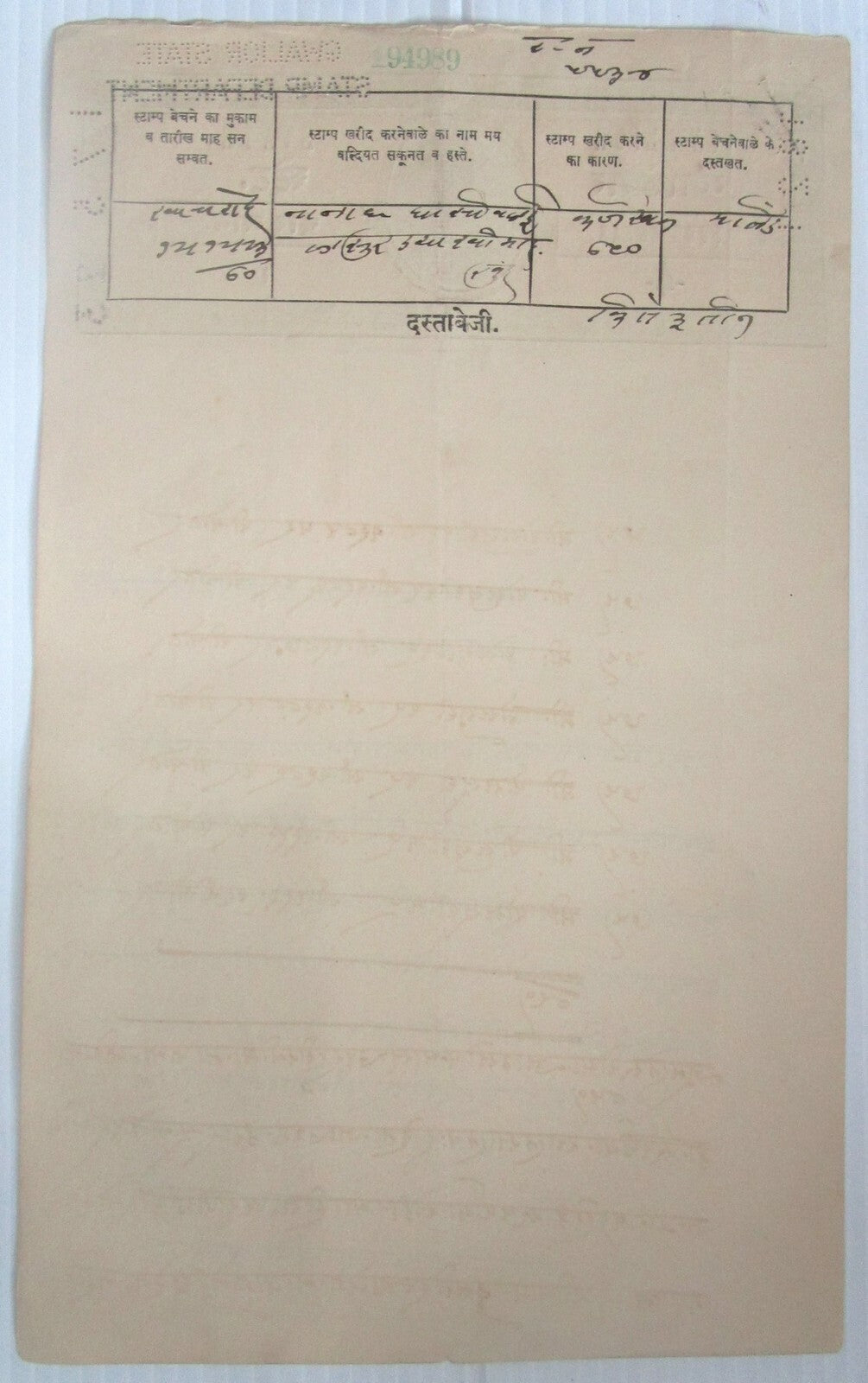 India Jodhpur State stamp paper collection (4)