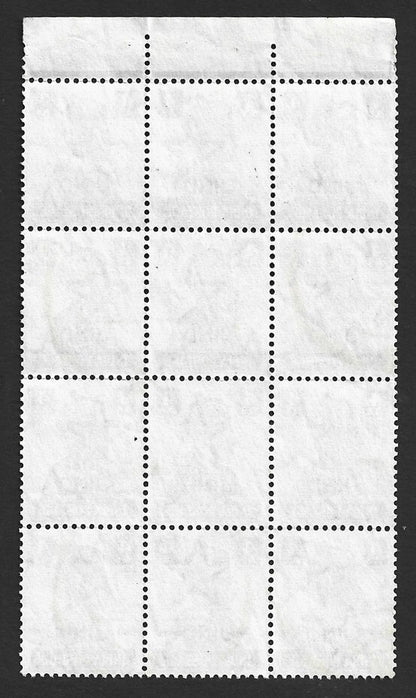 India JIND STATE 1941 KGVI 4a brown used block of 12 SG 146 £102