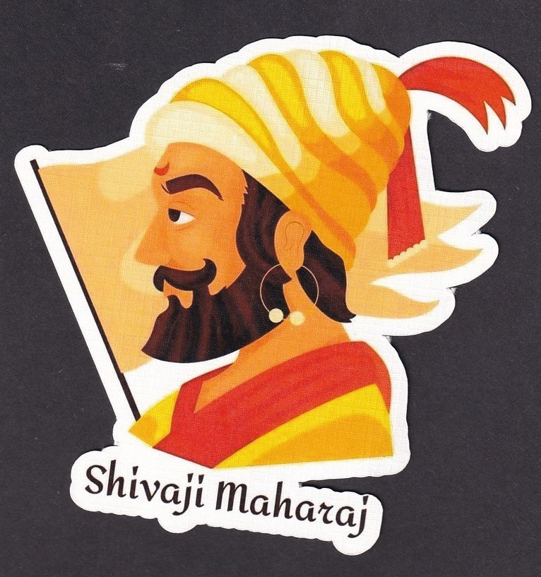 India SHIVAJI Maharaj DIE-CUT special event postcard