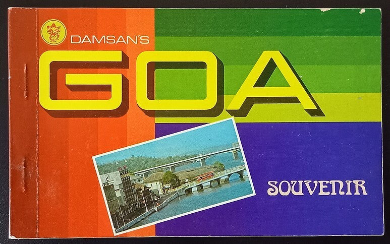 AOP India Damsan GOA souvenir booklet of 10 postcards