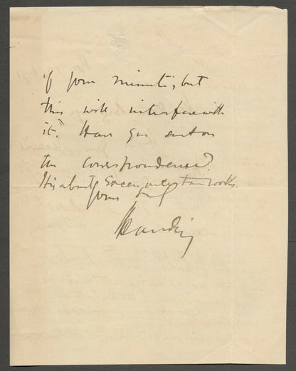AOP India Shahpura State crested letter used 1891