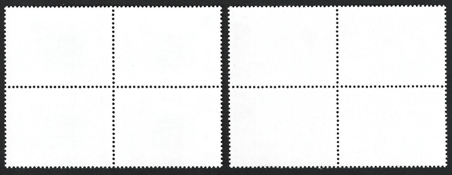 India 1986 UNICEF set of 2 MNH blocks of 4