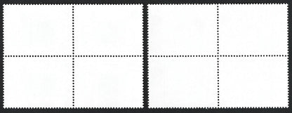 India 1986 UNICEF set of 2 MNH blocks of 4