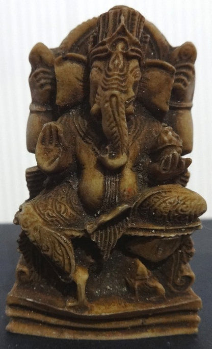 India vintage statue Ganesha 1.5 x 2.5 inches