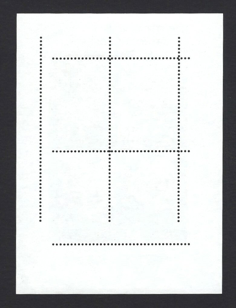 India 2007 Roses miniature sheet wth grossly misplaced vertical perforations MNH