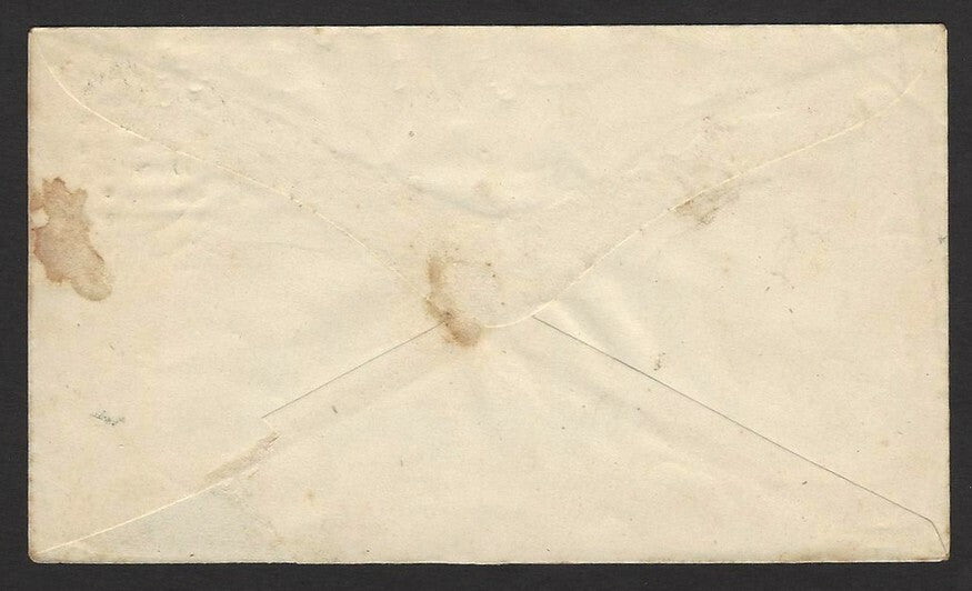 India Bamra State 1891 1/2a envelope used