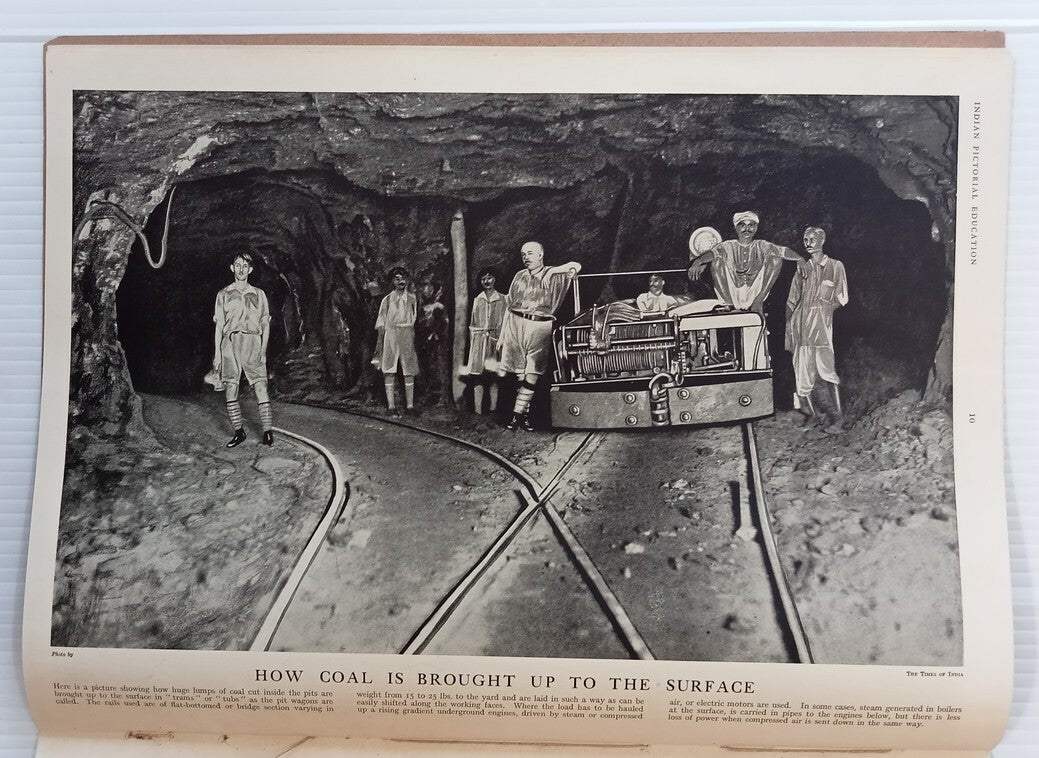 INDIAN PICTORAL EDUCATION 1929.30 Vol.1 No.11 Burma Shan, Coal Fields, Buick
