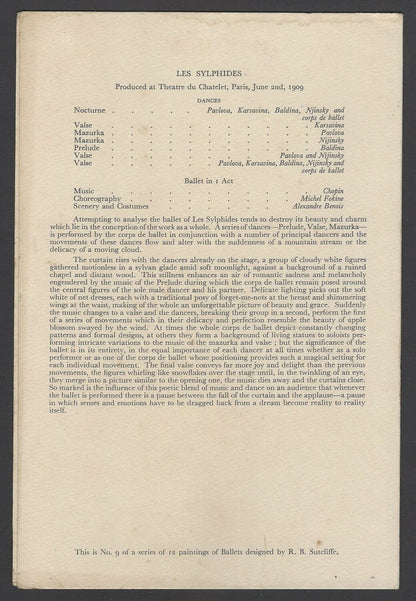 B.I. British India Line Ballets menu cards (3)