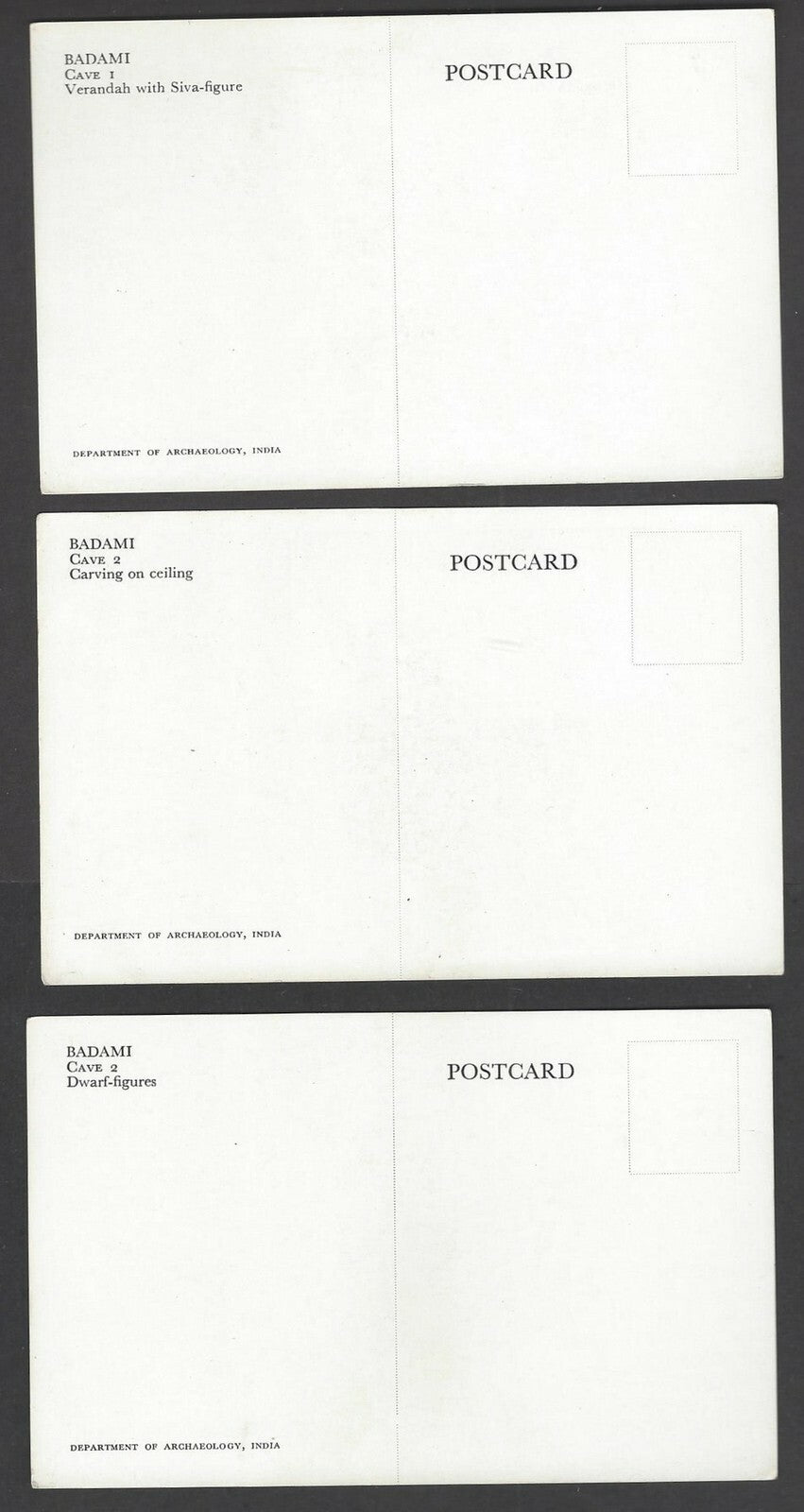 India Badami vintage postcards (11)