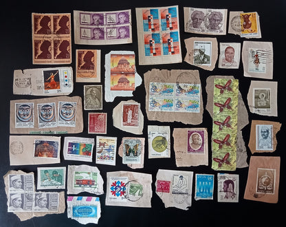 India unpicked on paper commemorative mix (200)