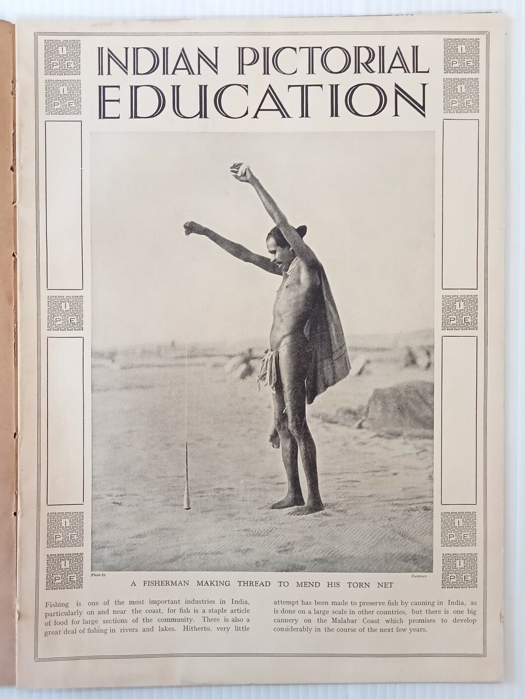 INDIAN PICTORAL EDUCATION 1929.30 Vol.1 No.4 Rivers, Simla Rail, Ceylon, Khyber