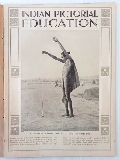 INDIAN PICTORAL EDUCATION 1929.30 Vol.1 No.4 Rivers, Simla Rail, Ceylon, Khyber