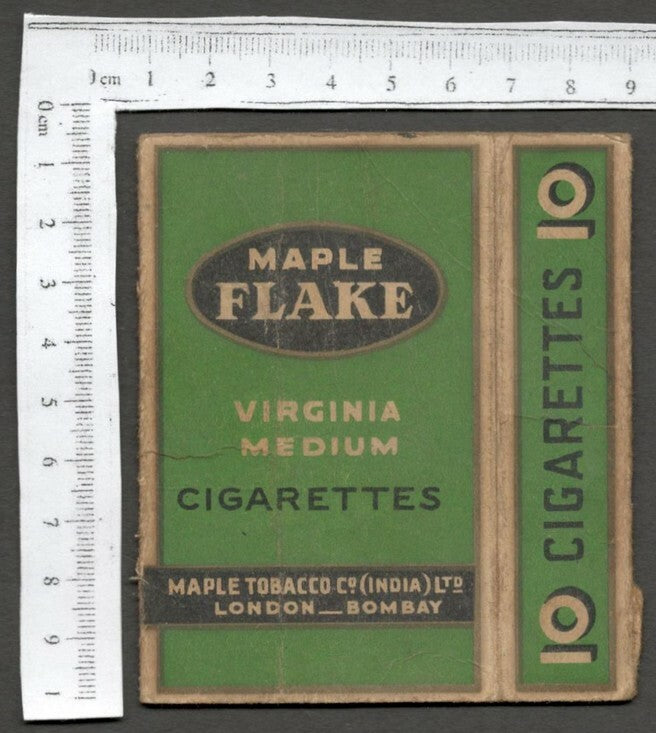 AOP India vintage empty packet MOGUL Cigarettes