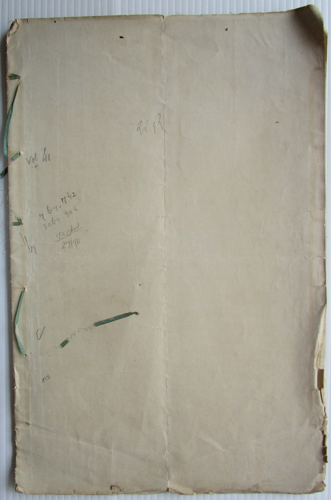 India 1910 Assignment document with Special Adhesive KEdVII 20R, 50R