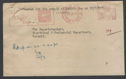 AOPIMT India 1960 SHALIMAR PAINT advertisement meter cover